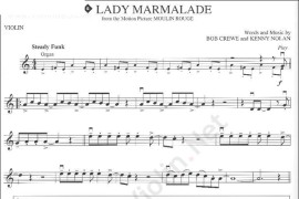 LadyMarmalade简谱