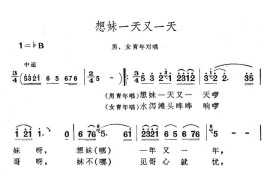 想妹一天又一天简谱