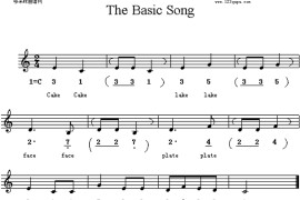 Thebasicsong简谱