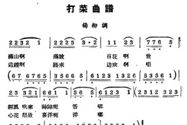 [阳戏]打菜简谱