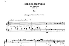 Musica Ricercata（音乐习作·11）音乐简谱