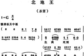 北地王·杀宫[越剧唱谱]音乐简谱