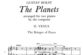 The Planets Op.32（双钢琴）（行星·第二乐章 金星—和平使者）音乐简谱