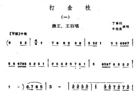 [晋剧]打金枝（唐王、王后唱段）简谱