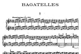 Ten Bagatelles Op.5（10首小品·7. 降E大调）音乐简谱