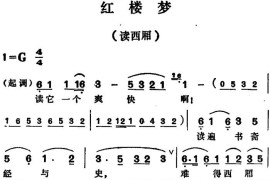 红楼梦·读西厢[越剧唱谱]音乐简谱