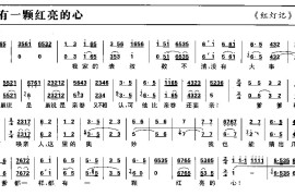 都有一颗红亮的心（京剧琴谱）简谱