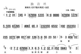 抽青丝（《拆不散的冤家》选段）简谱