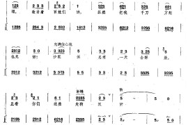 京剧《沙家浜》全剧琴谱+唱谱第56--60页简谱