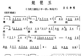 [广西文场]琵琶玉（《武二探兄》选段、无尾子）简谱