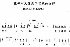 花将军又变成了花家的女郎简谱