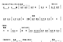 打虎上山（主旋律）15简谱