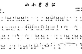 小小男子汉（赵大国词王正明曲）简谱