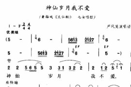 神仙岁月我不爱简谱