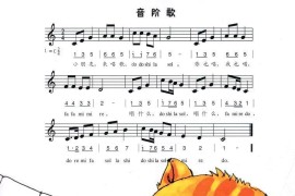 音阶歌（彩图版）简谱