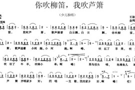 你吹柳笛，我吹芦箫简谱