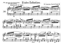 Etudes Enfantines Op.37（儿童钢琴练习曲 第26——30首）音乐简谱