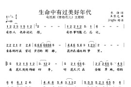 生命中有过美好年代简谱