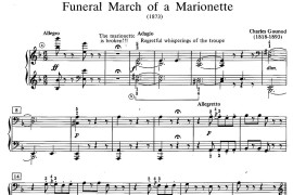 Funeral March Of A Marionette（木偶的葬礼进行曲）音乐简谱