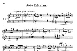 Etudes Enfantines Op.37（儿童钢琴练习曲 第31——39首）音乐简谱