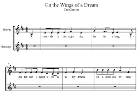 on_the_wings_of_a_dream简谱