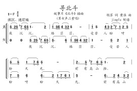 寻北斗简谱