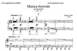 Musica Ricercata（音乐习作·1）音乐简谱