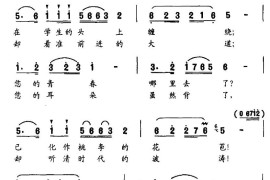 老师不老简谱