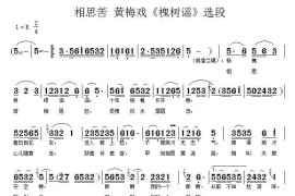 相思苦（《槐树谣》选段）简谱