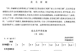 站立店中用目洒（《卖马耍锏》选段、京胡伴奏+唱腔）简谱